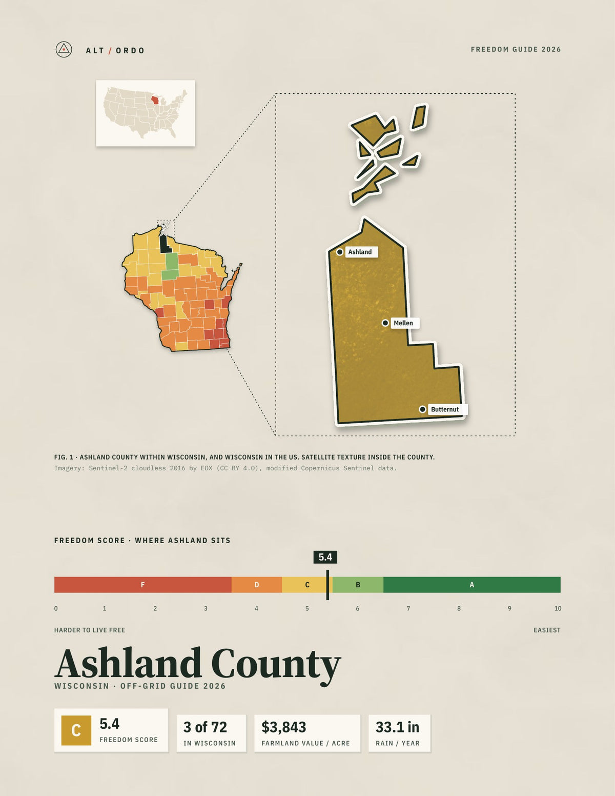 Ashland County, Wisconsin Off-Grid Guide 2026