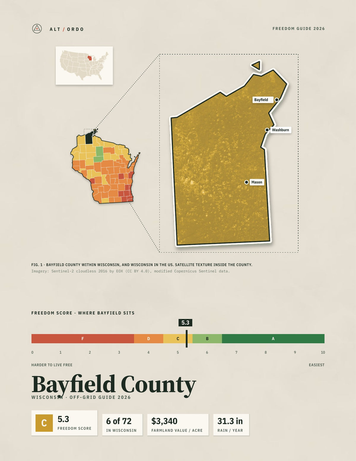 Bayfield County, Wisconsin Off-Grid Guide 2026