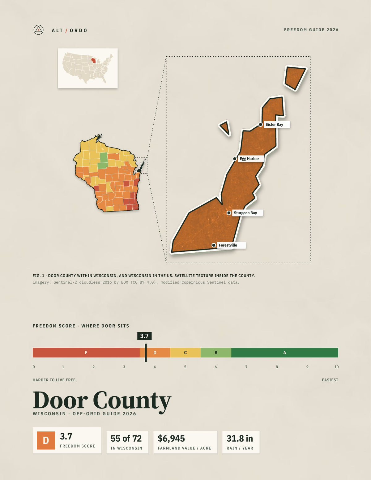 Door County, Wisconsin Off-Grid Guide 2026
