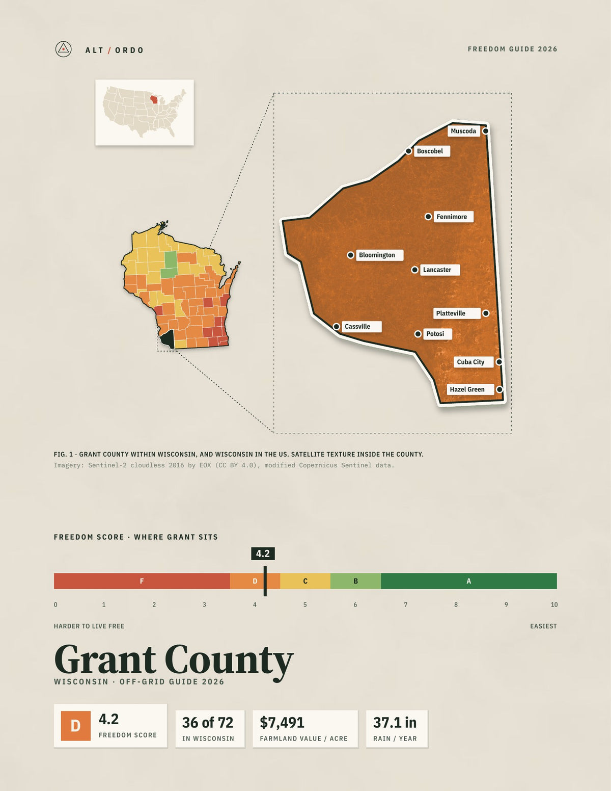 Grant County, Wisconsin Off-Grid Guide 2026