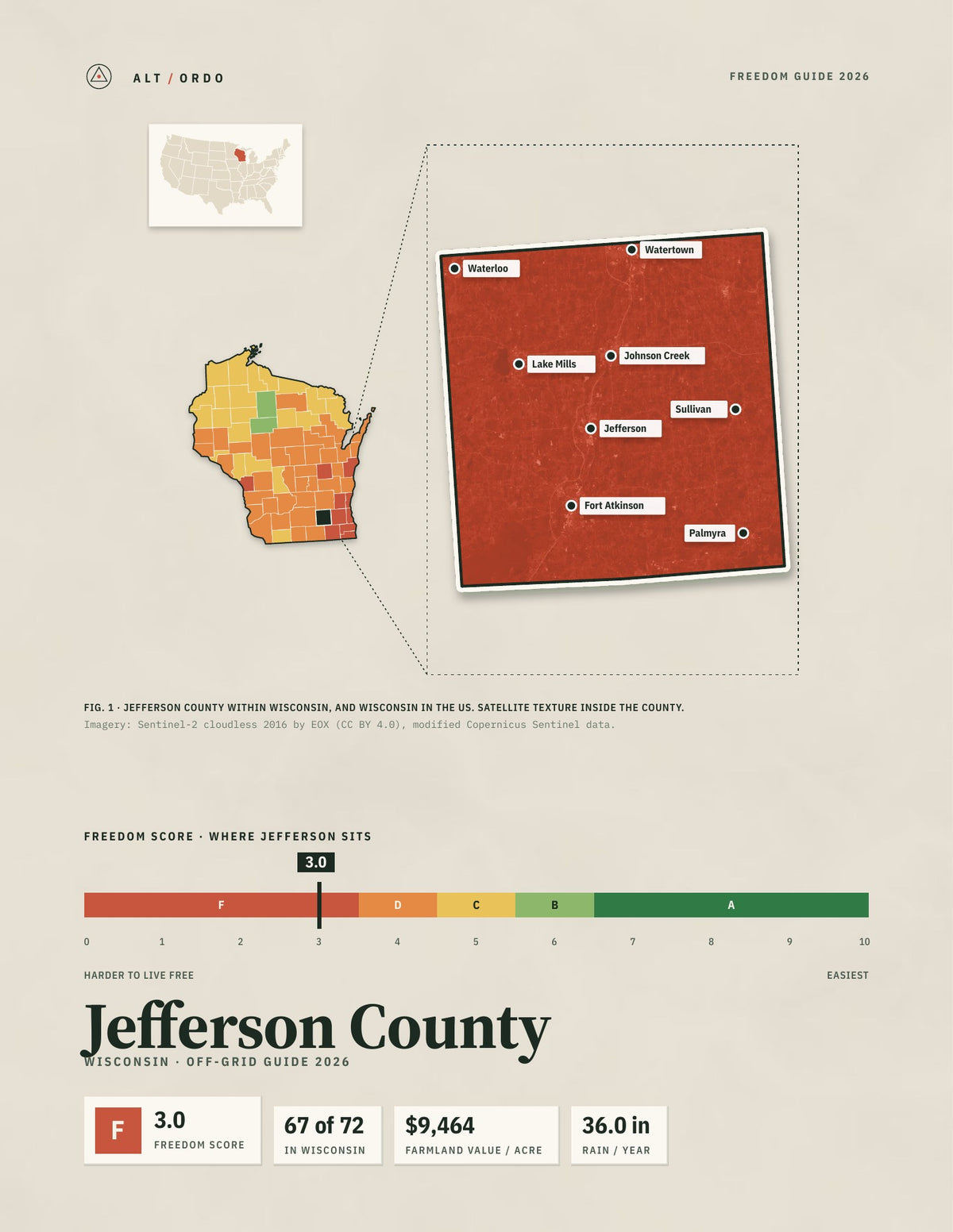Jefferson County, Wisconsin Off-Grid Guide 2026