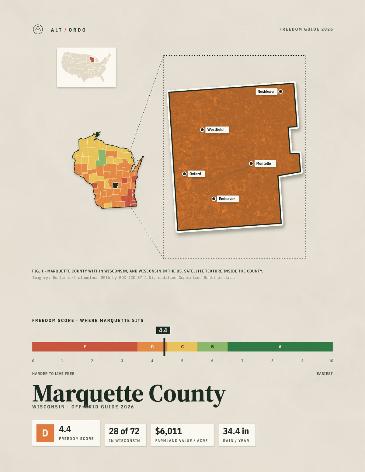 Marquette County, Wisconsin Off-Grid Guide 2026