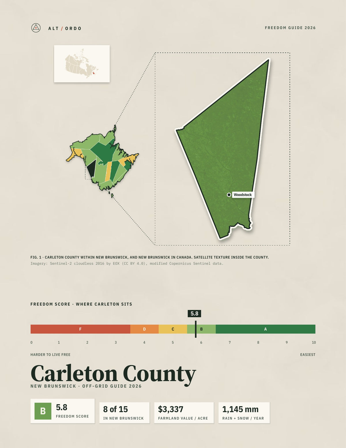 Carleton County, New Brunswick Off-Grid Guide 2026