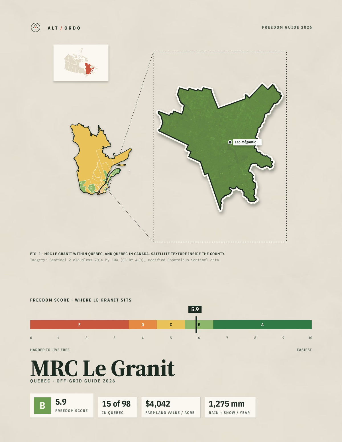 MRC Le Granit, Quebec Off-Grid Guide 2026