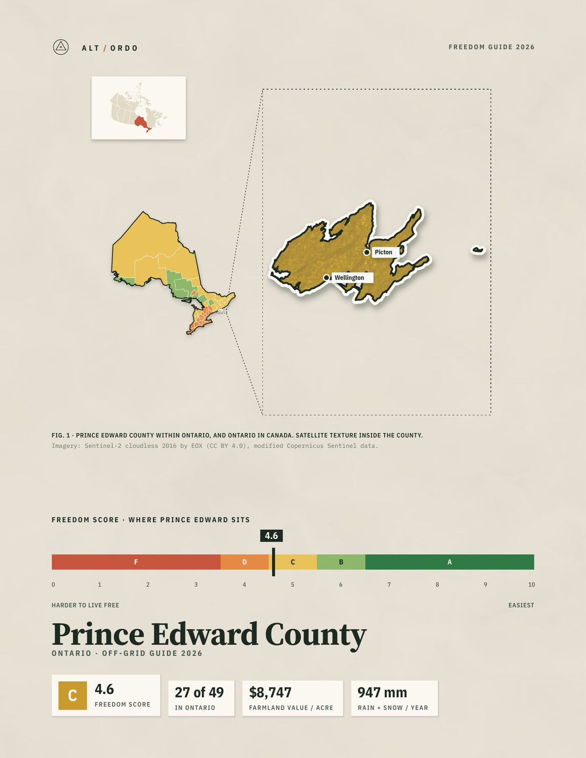 Prince Edward County, Ontario Off-Grid Guide 2026