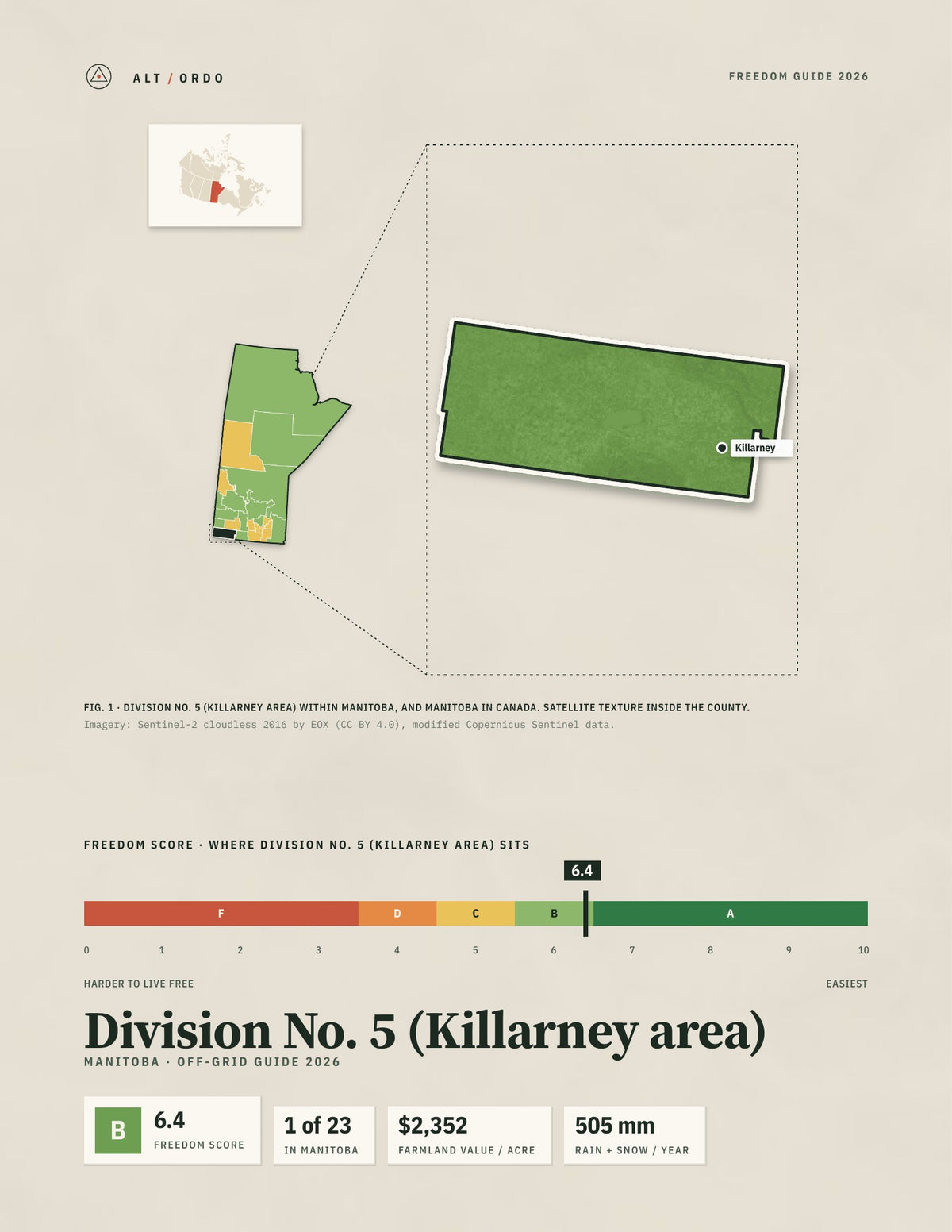 Division No. 5 (Killarney area), Manitoba Off-Grid Guide 2026