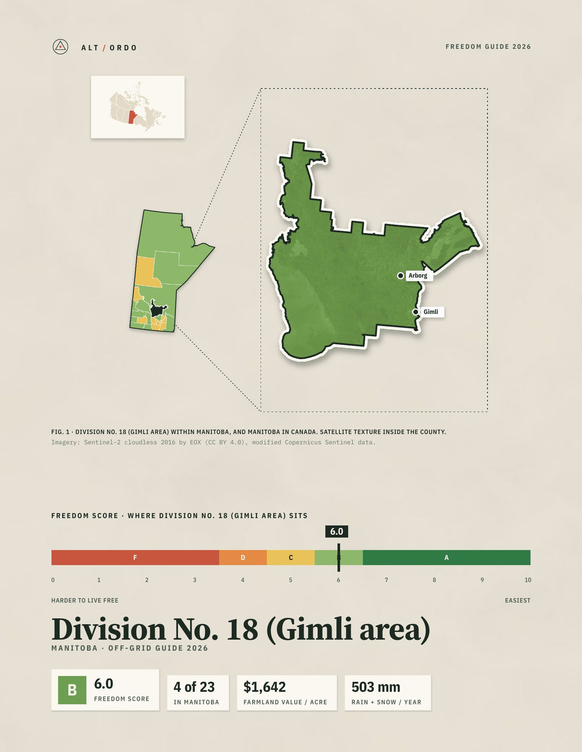 Division No. 18 (Gimli area), Manitoba Off-Grid Guide 2026