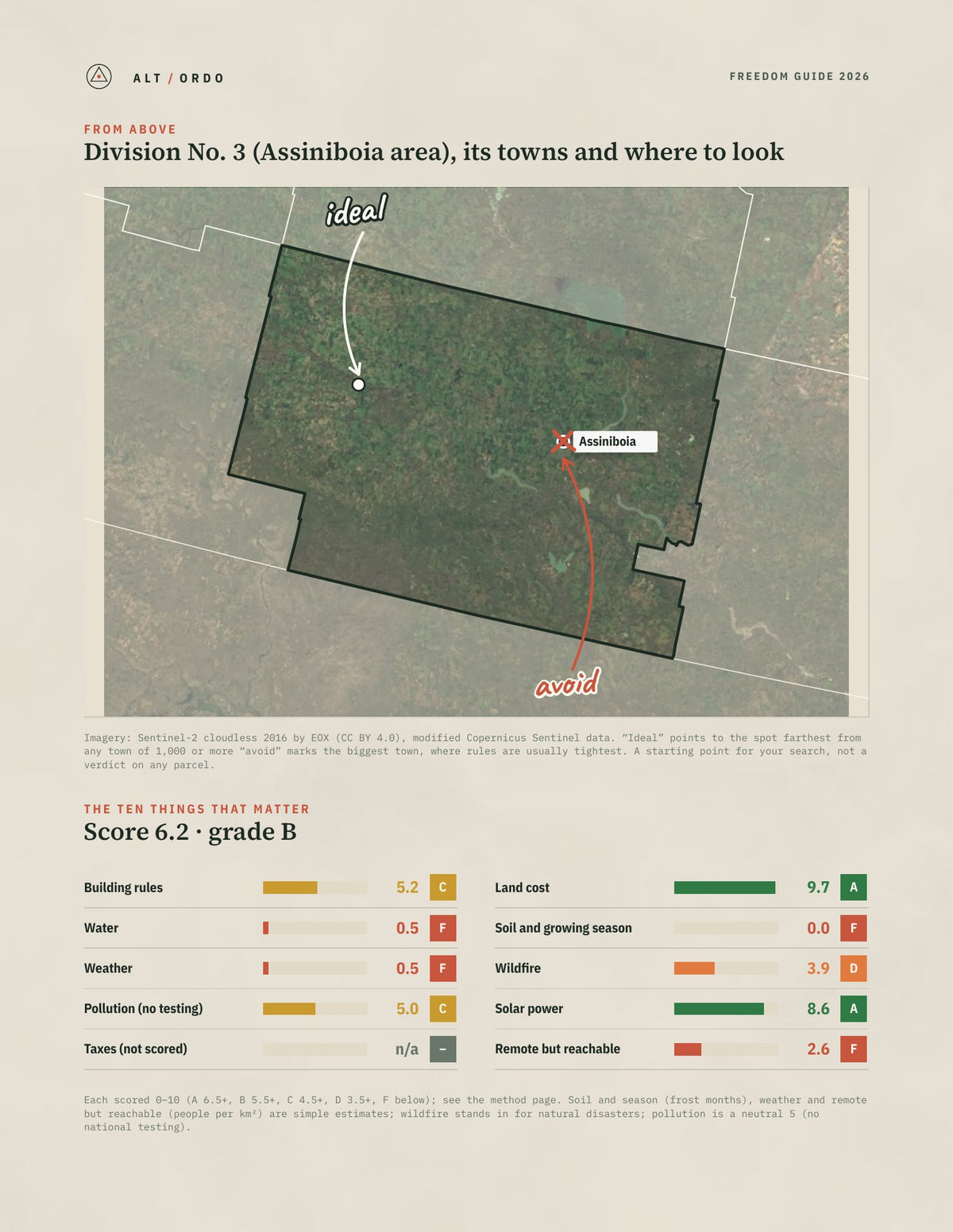 Division No. 3 (Assiniboia area), Saskatchewan Off-Grid Guide 2026 from above