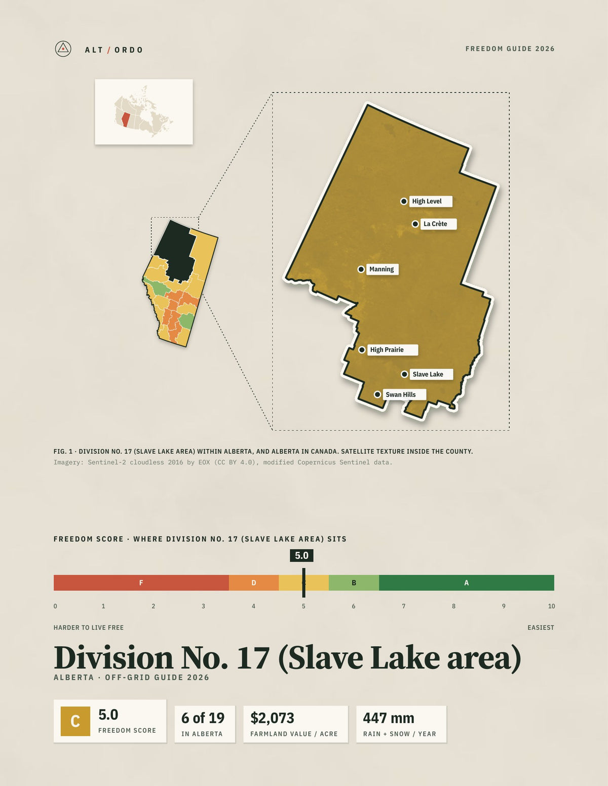 Division No. 17 (Slave Lake area), Alberta Off-Grid Guide 2026