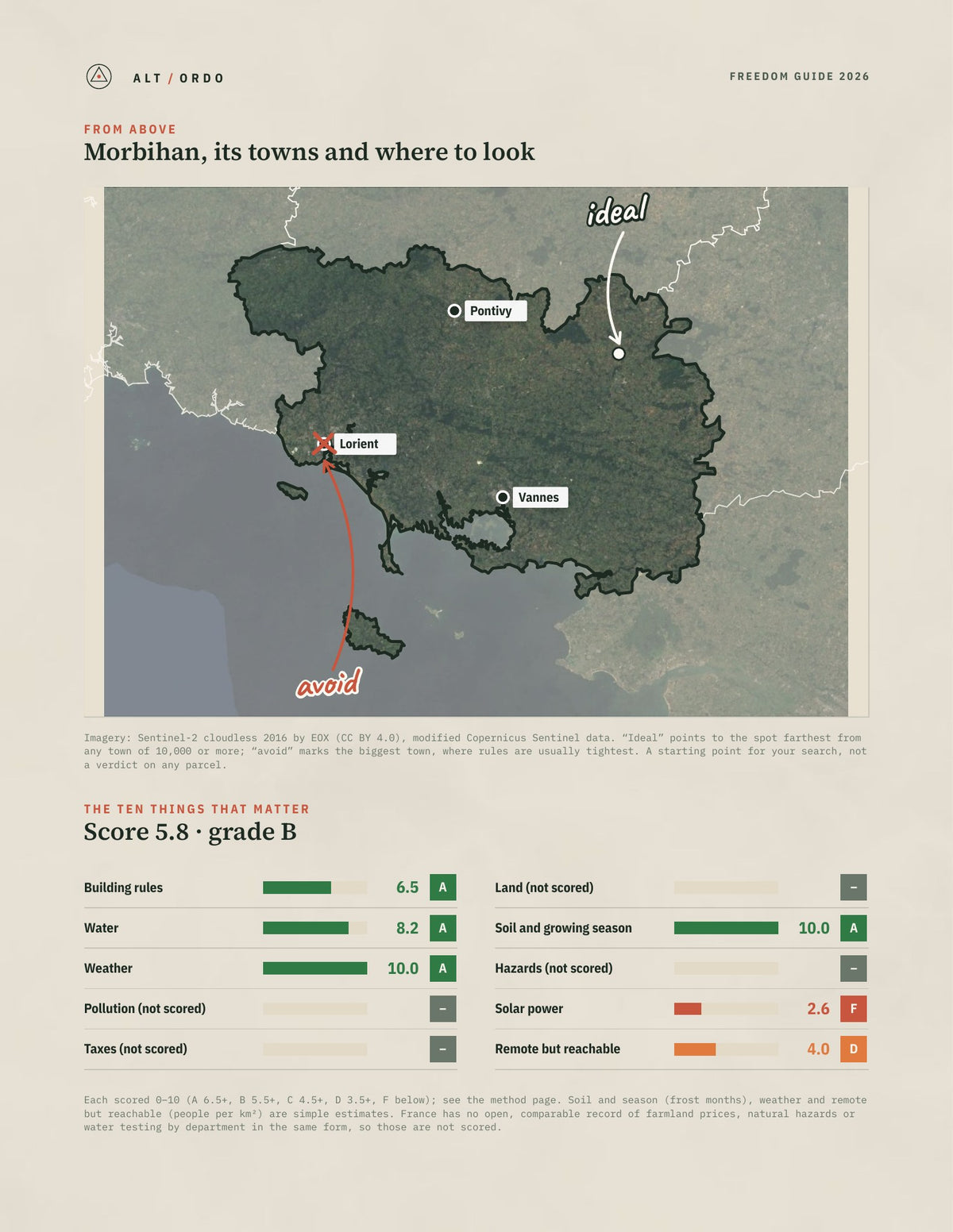 Morbihan, France Off-Grid Guide 2026 from above