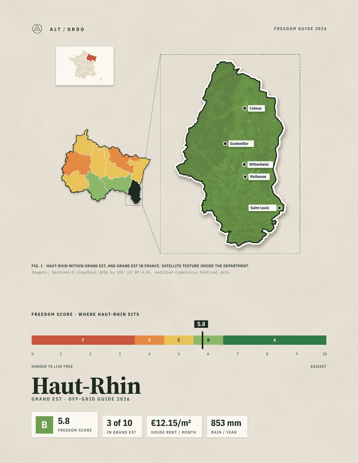 Haut-Rhin, France Off-Grid Guide 2026