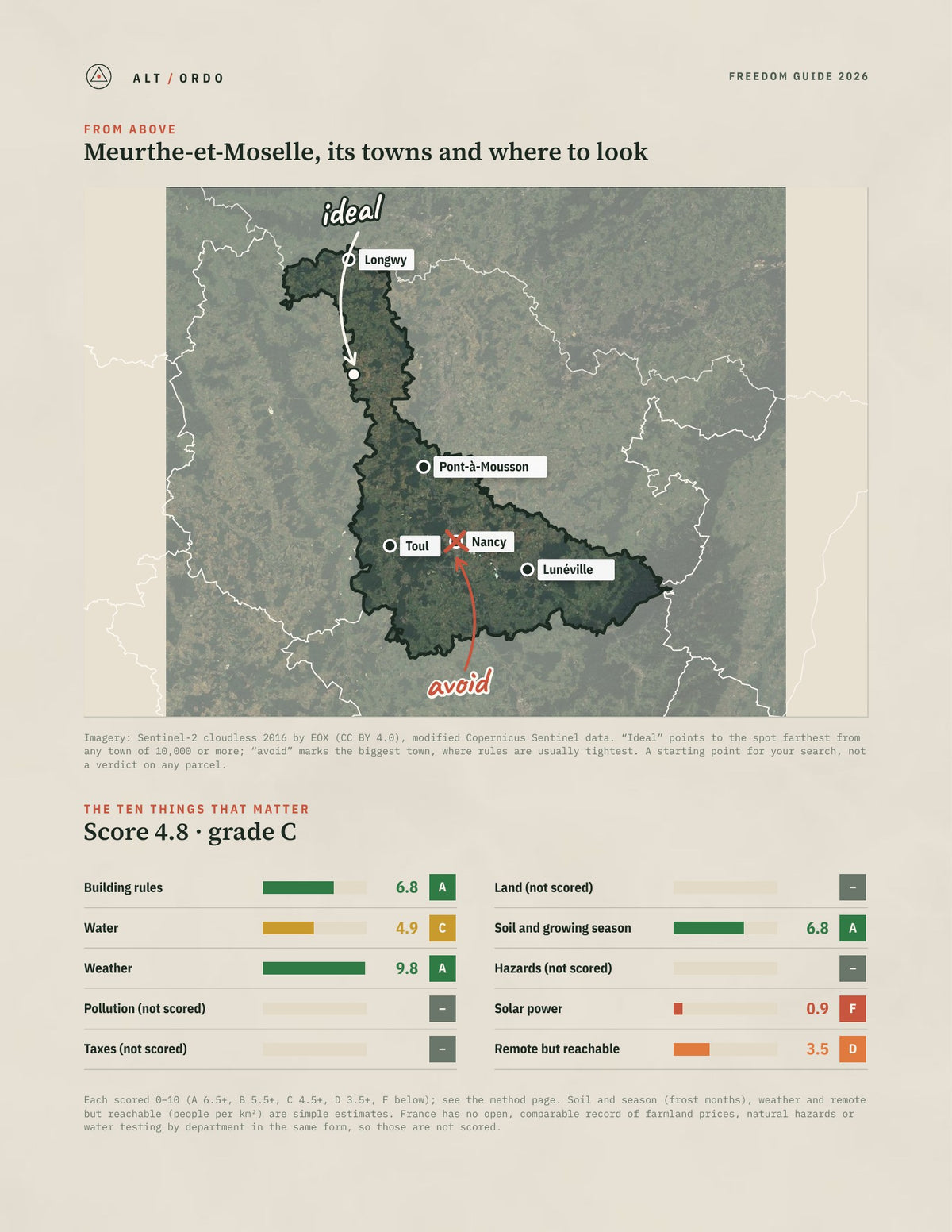 Meurthe-et-Moselle, France Off-Grid Guide 2026 from above