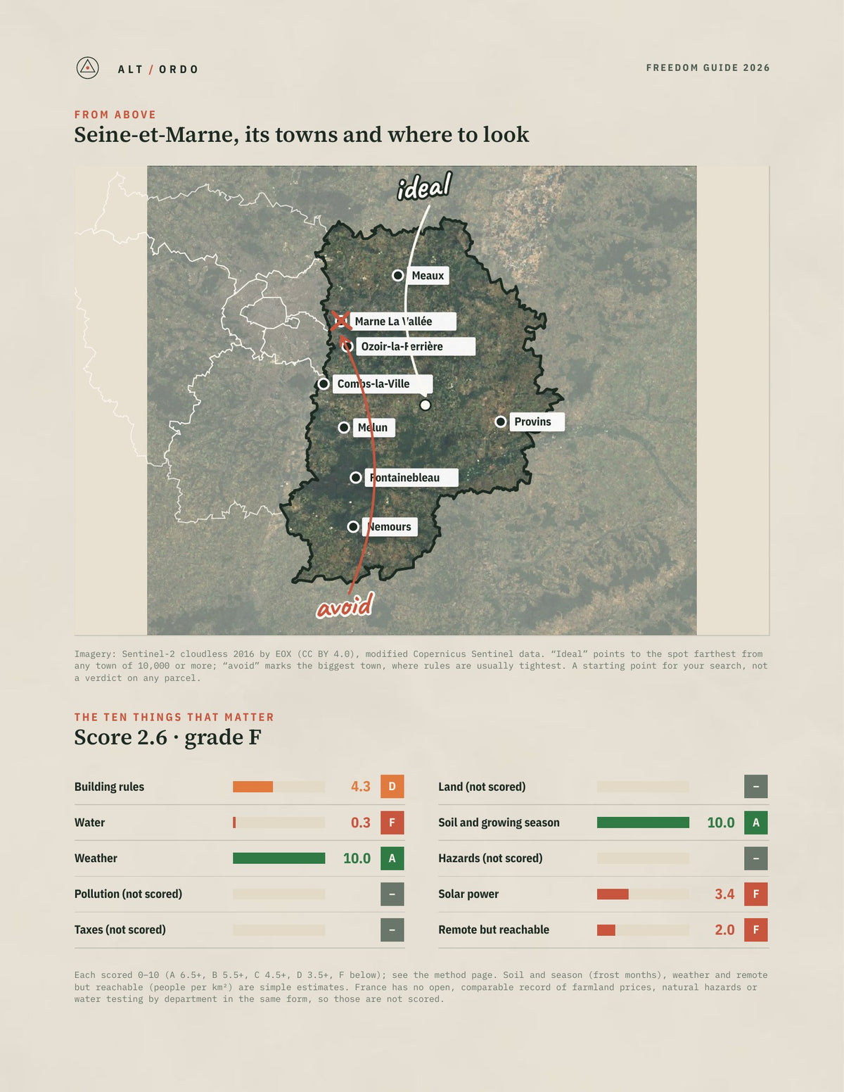 Seine-et-Marne, France Off-Grid Guide 2026 from above