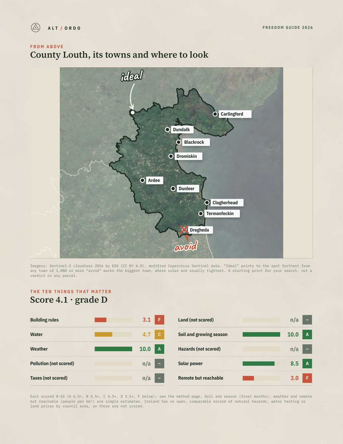 County Louth, Leinster Off-Grid Guide 2026 from above
