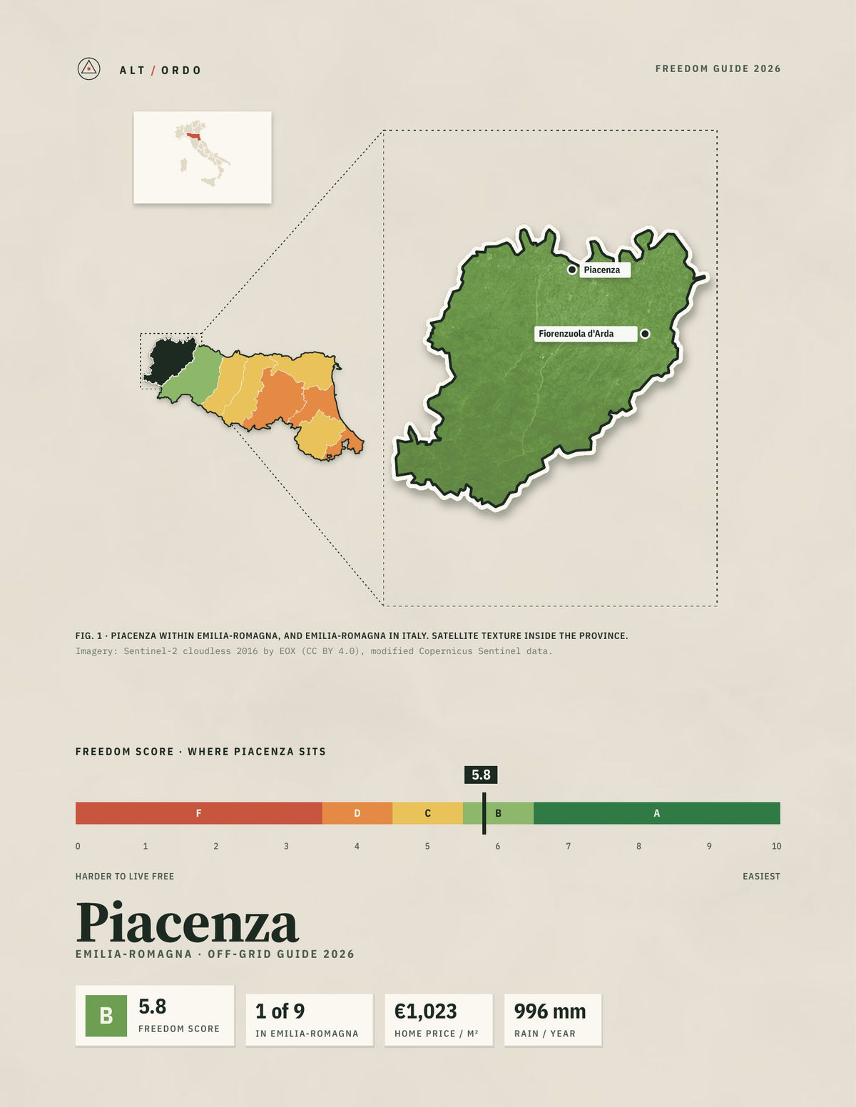 Piacenza, Italy Off-Grid Guide 2026