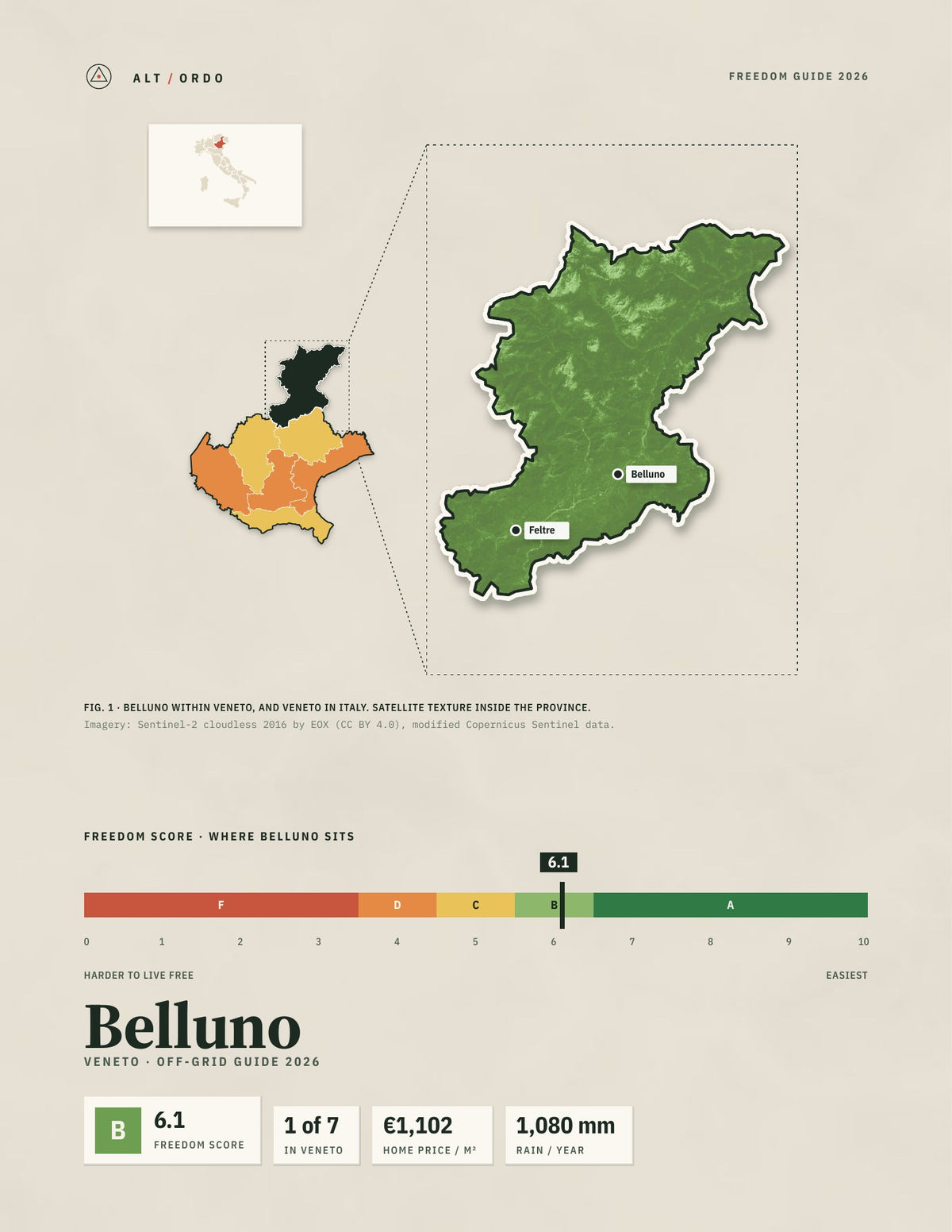 Belluno, Italy Off-Grid Guide 2026