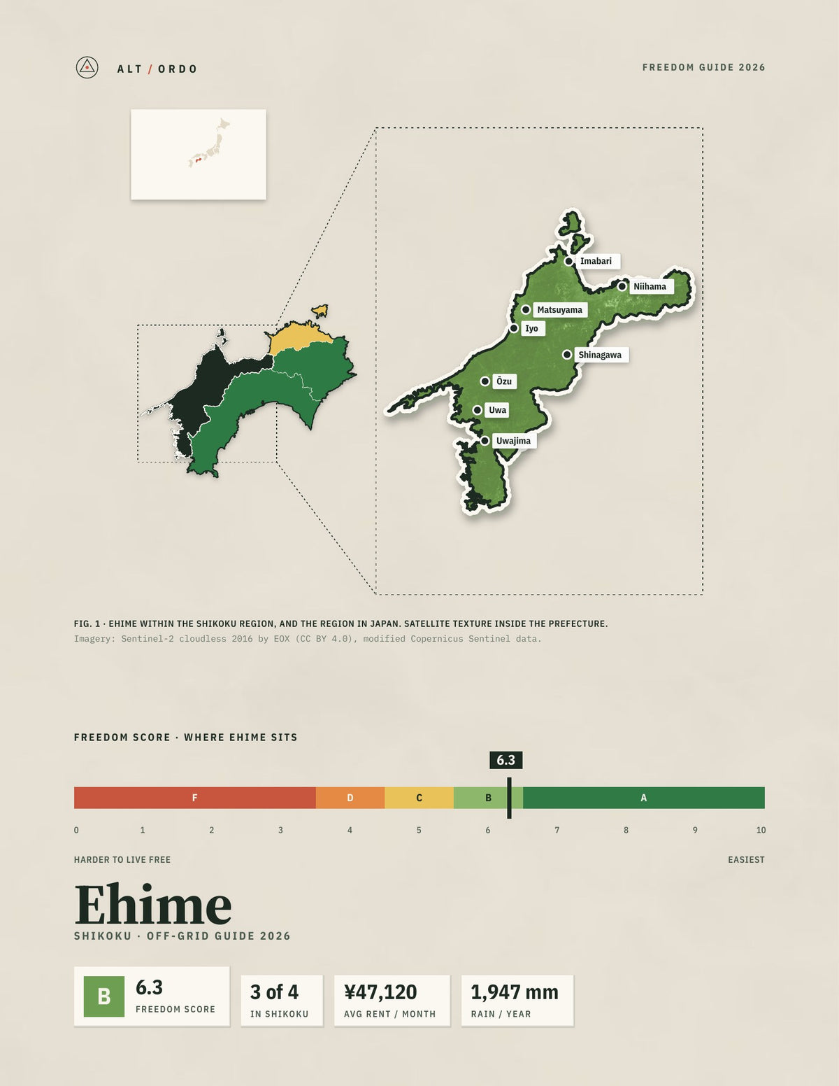 Ehime, Japan Off-Grid Guide 2026