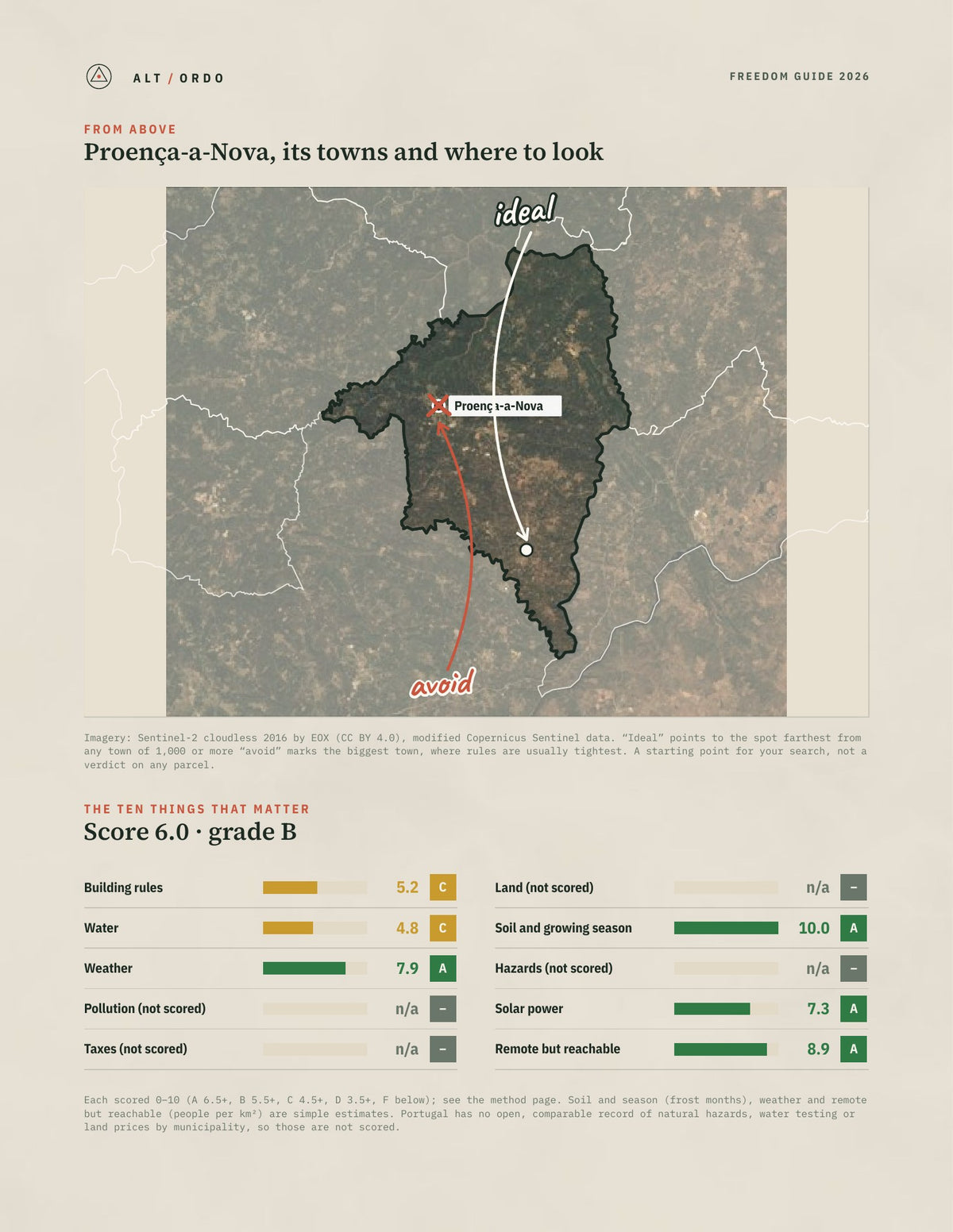 Proença-a-Nova, Portugal Off-Grid Guide 2026 from above
