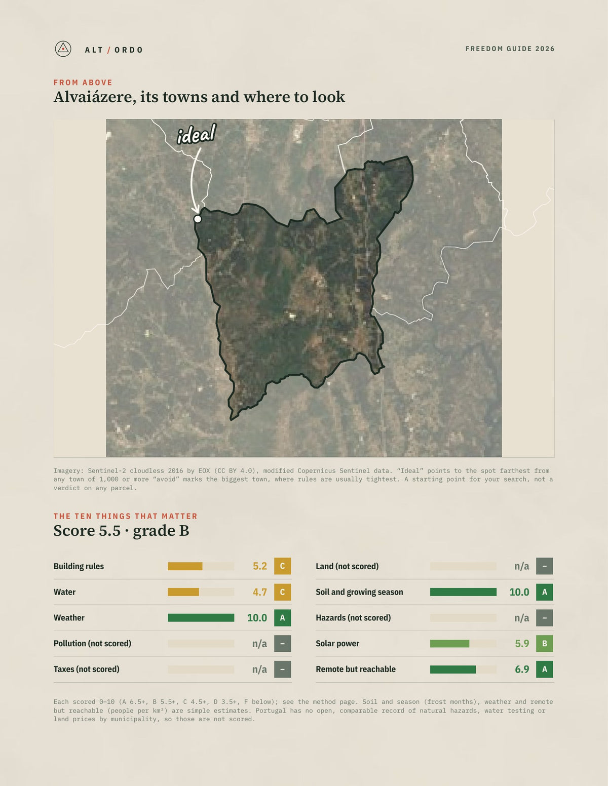 Alvaiázere, Portugal Off-Grid Guide 2026 from above