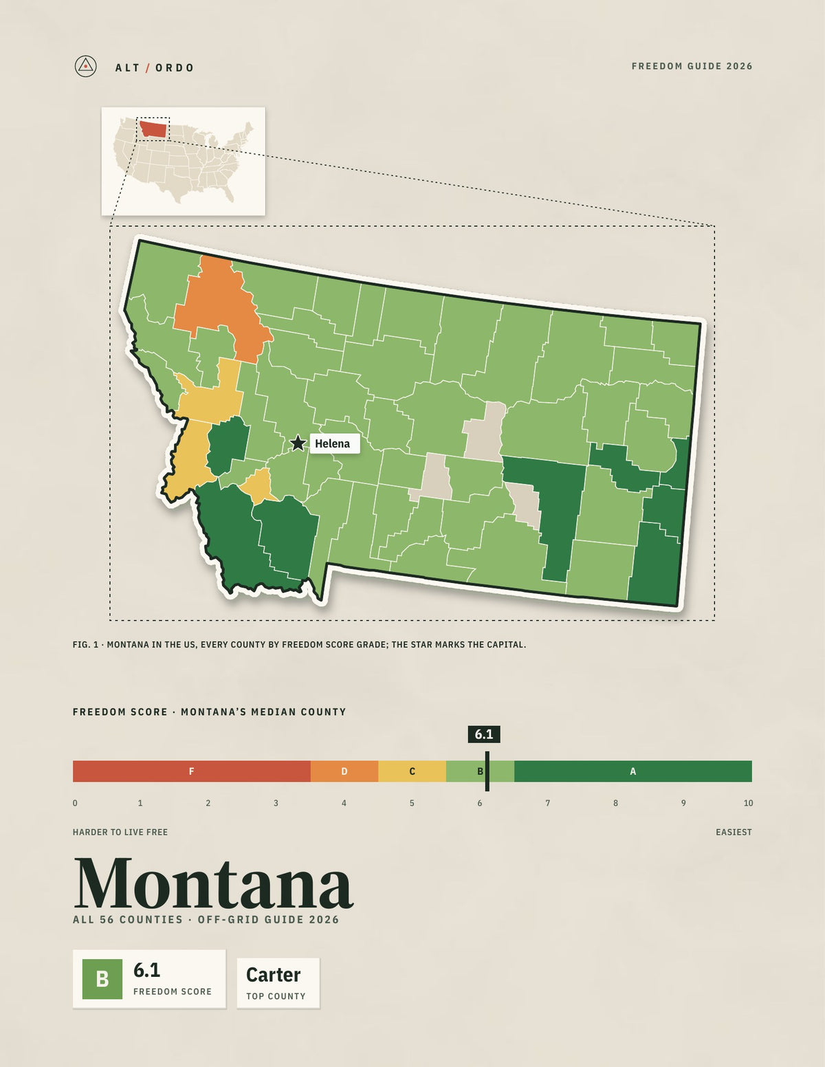 Montana Off-Grid Guide 2026: All 56 Counties