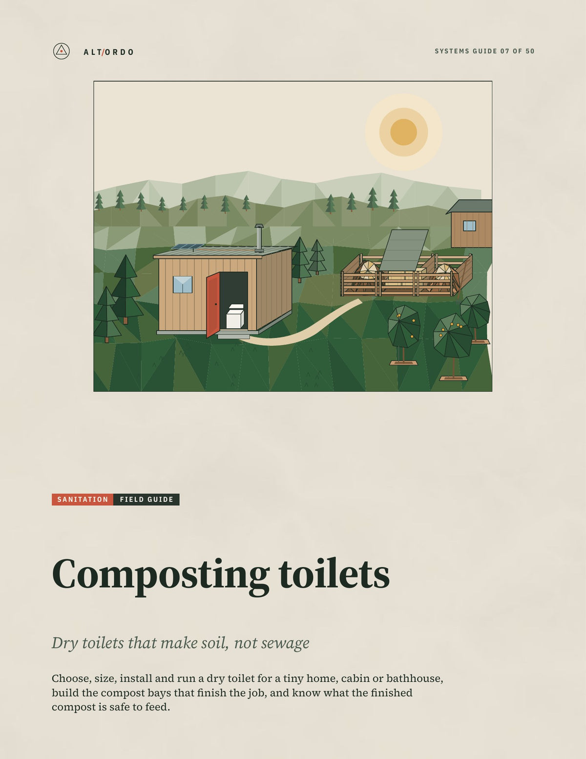 Composting toilets: Dry toilets that make soil, not sewage · Alt Ordo Systems Guide: cover