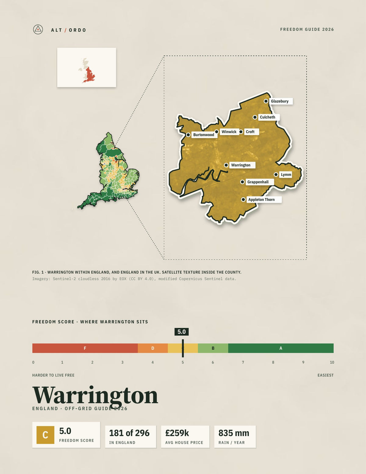 Warrington, England Off-Grid Guide 2026