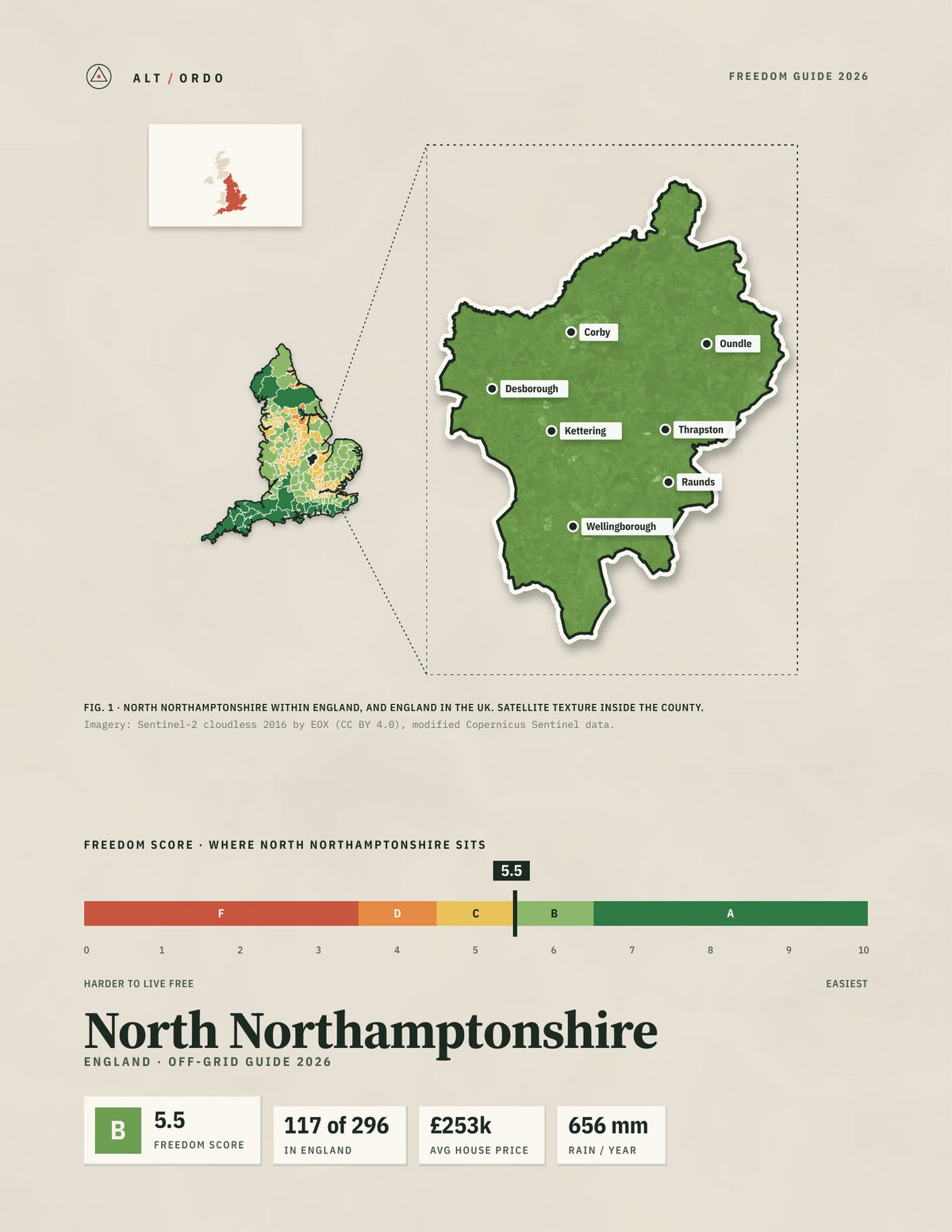 North Northamptonshire, England Off-Grid Guide 2026