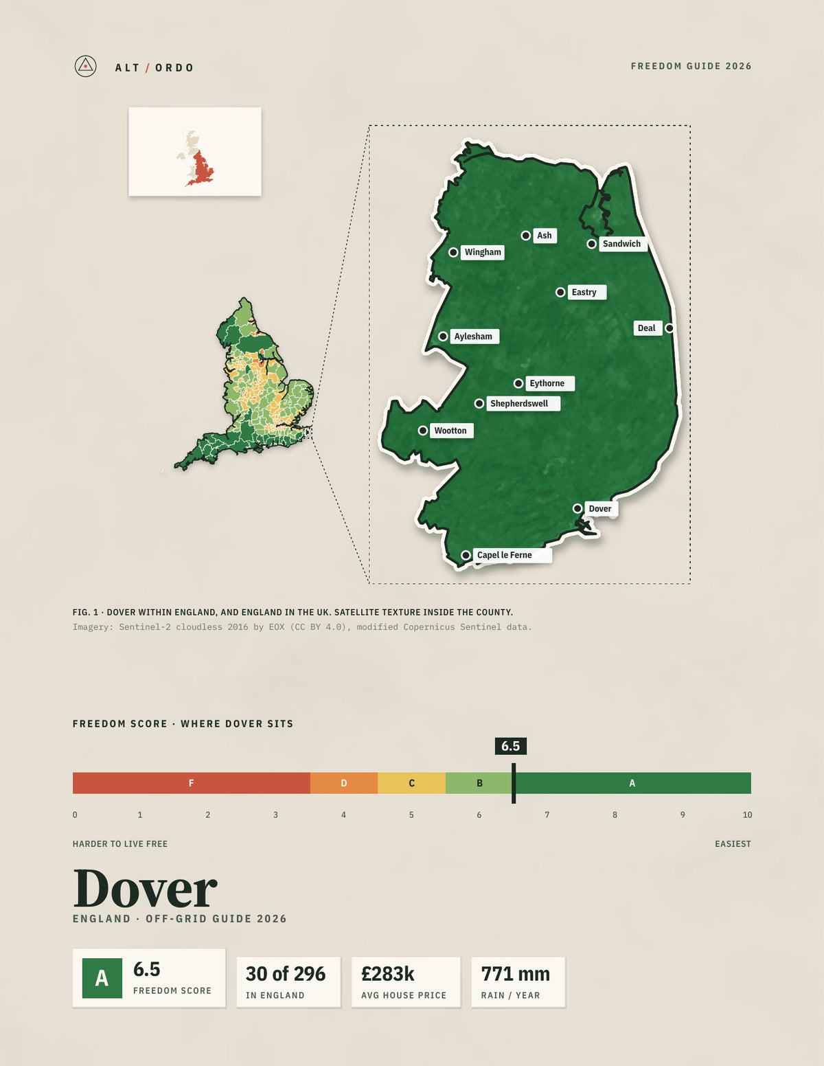 Dover, England Off-Grid Guide 2026
