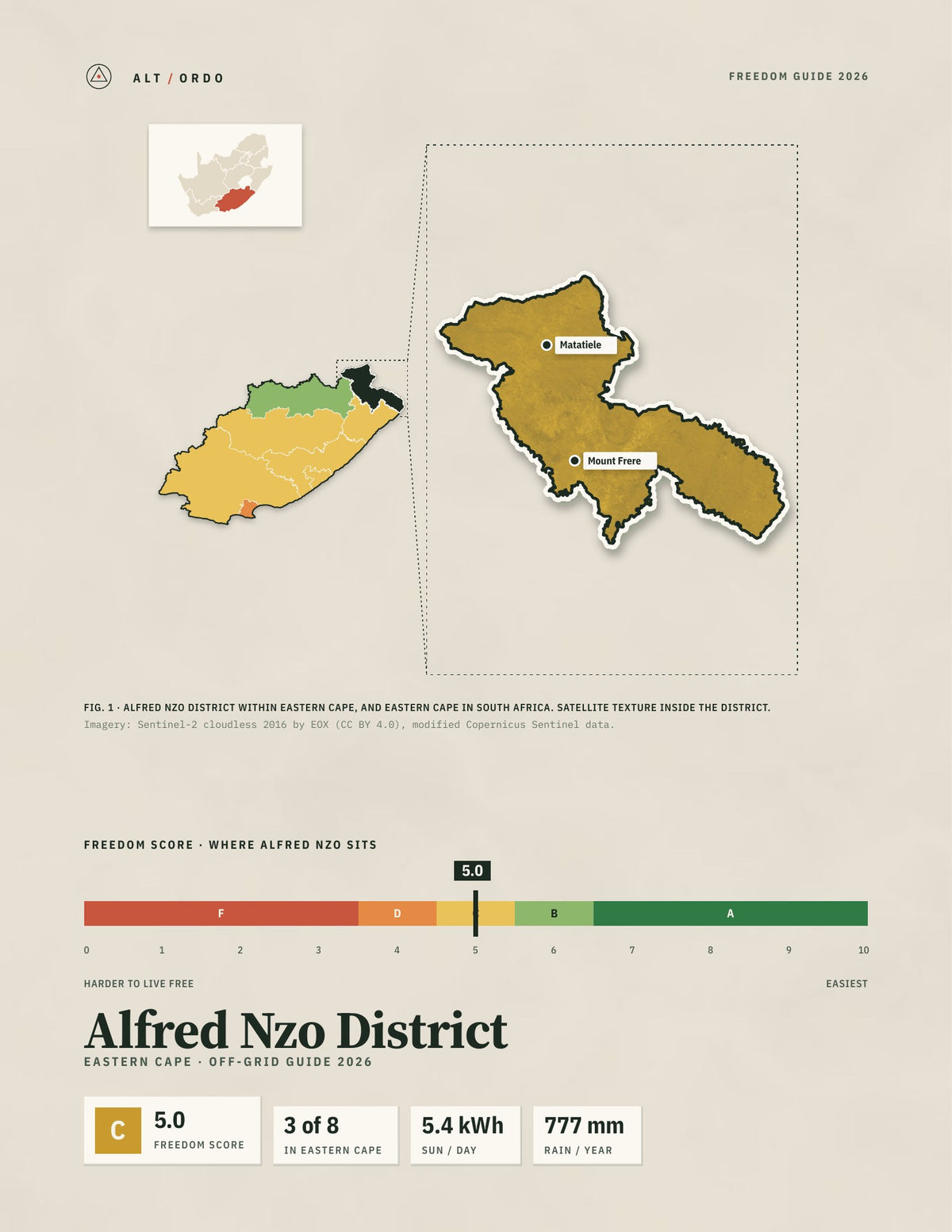Alfred Nzo District, South Africa Off-Grid Guide 2026