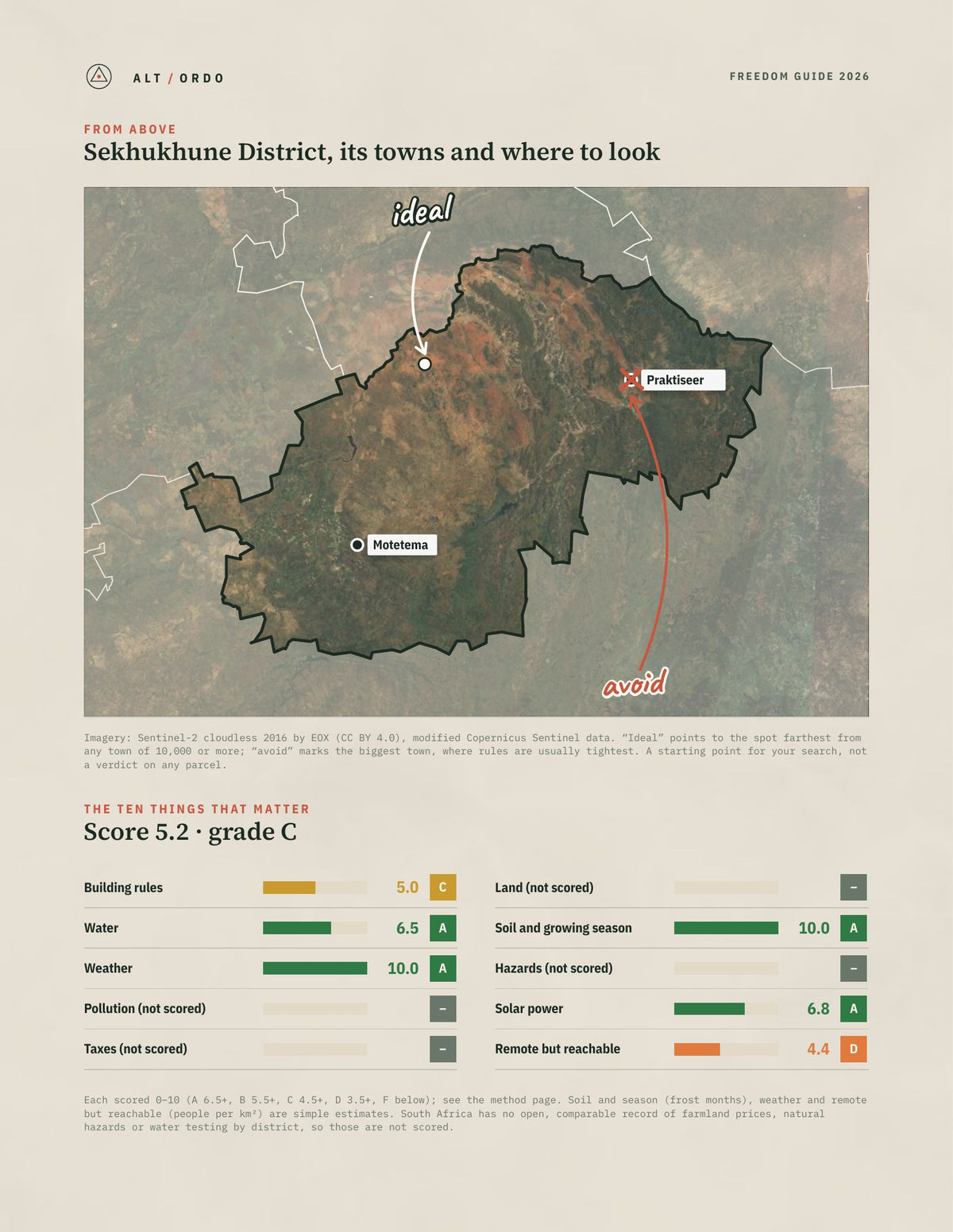 Sekhukhune District, South Africa Off-Grid Guide 2026 from above
